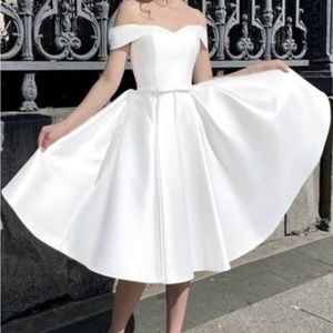 Bridal dress! Never worn. Shinier than looks in picture but really pretty!